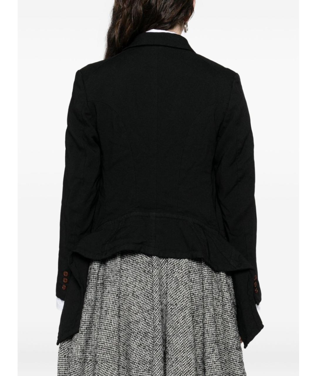 COMME DES GARÇONS Черный жакет/пиджак, фото 4