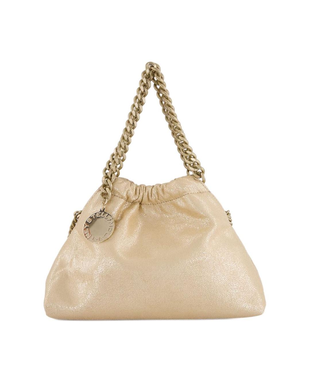 STELLA MCCARTNEY Золотая сумка через плечо, фото 1