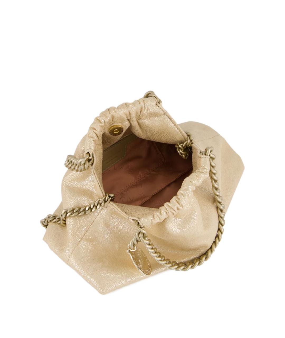 STELLA MCCARTNEY Золотая сумка через плечо, фото 4
