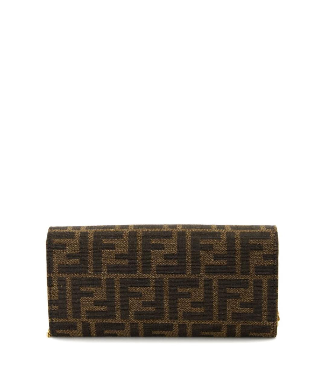 FENDI Коричневая сумка через плечо, фото 4