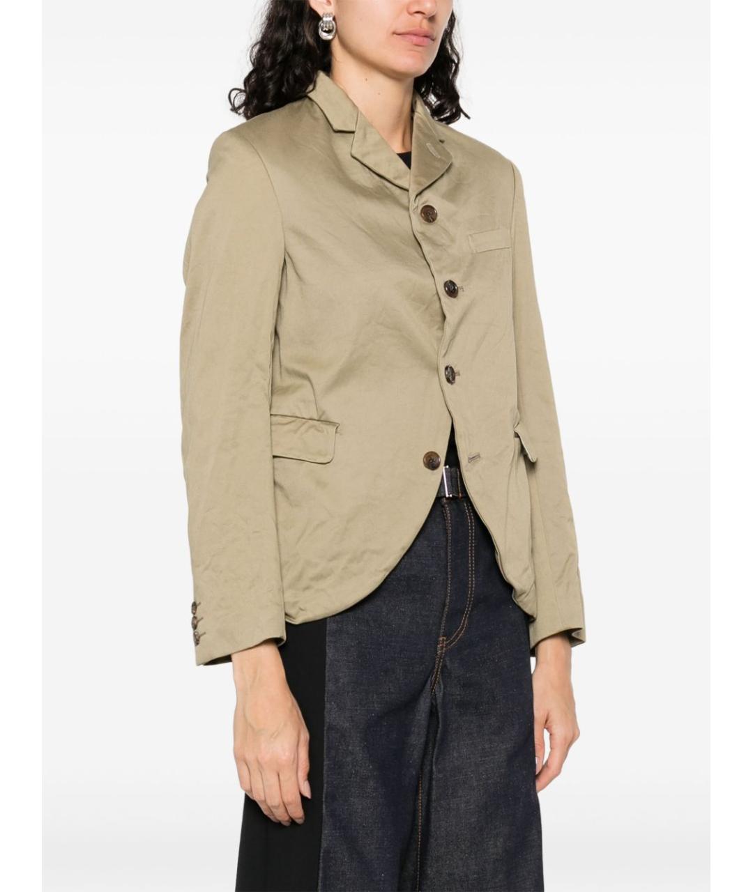 COMME DES GARÇONS Хаки хлопковый жакет/пиджак, фото 2