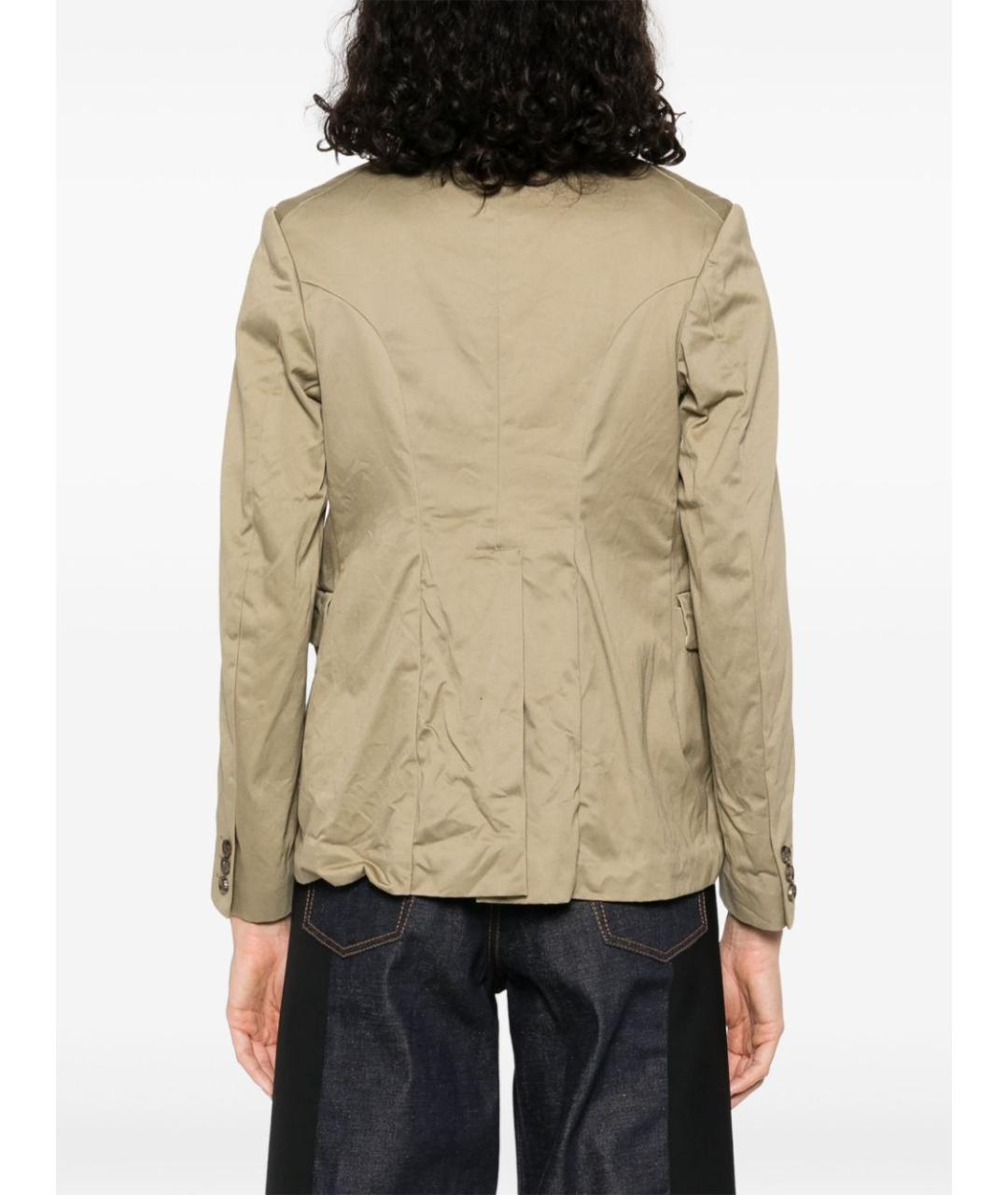 COMME DES GARÇONS Хаки хлопковый жакет/пиджак, фото 3