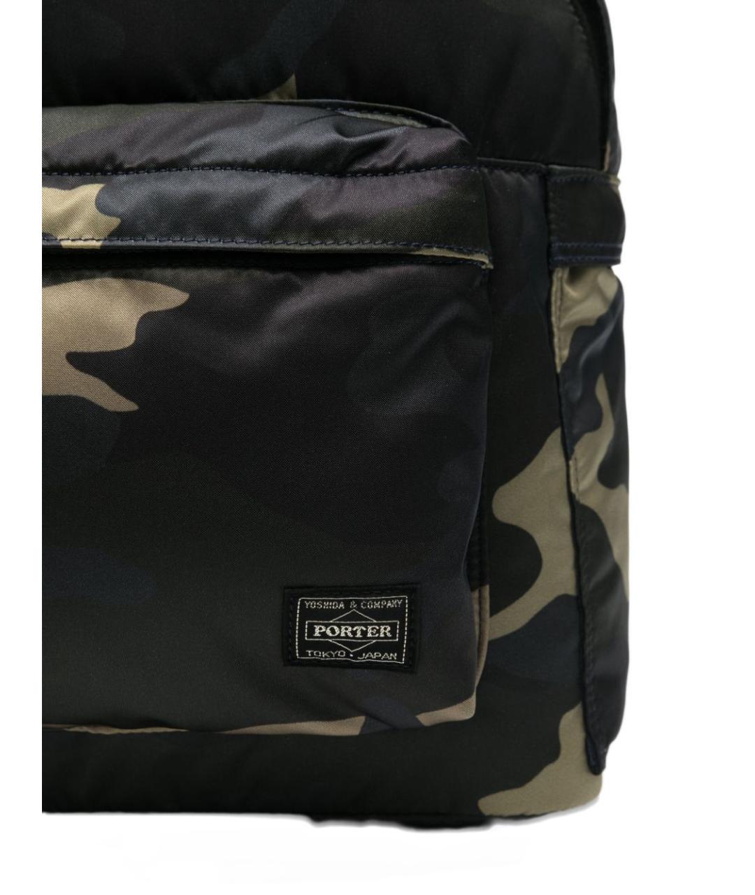 PORTER-YOSHIDA & CO Коричневый синтетический рюкзак, фото 5