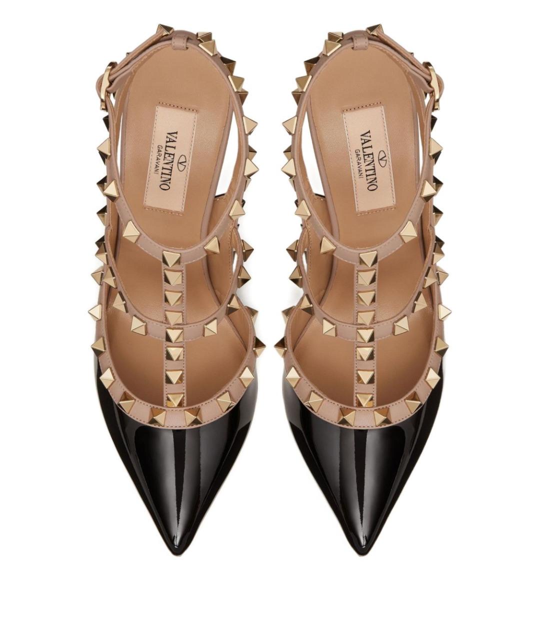 VALENTINO Черные кожаные туфли, фото 4