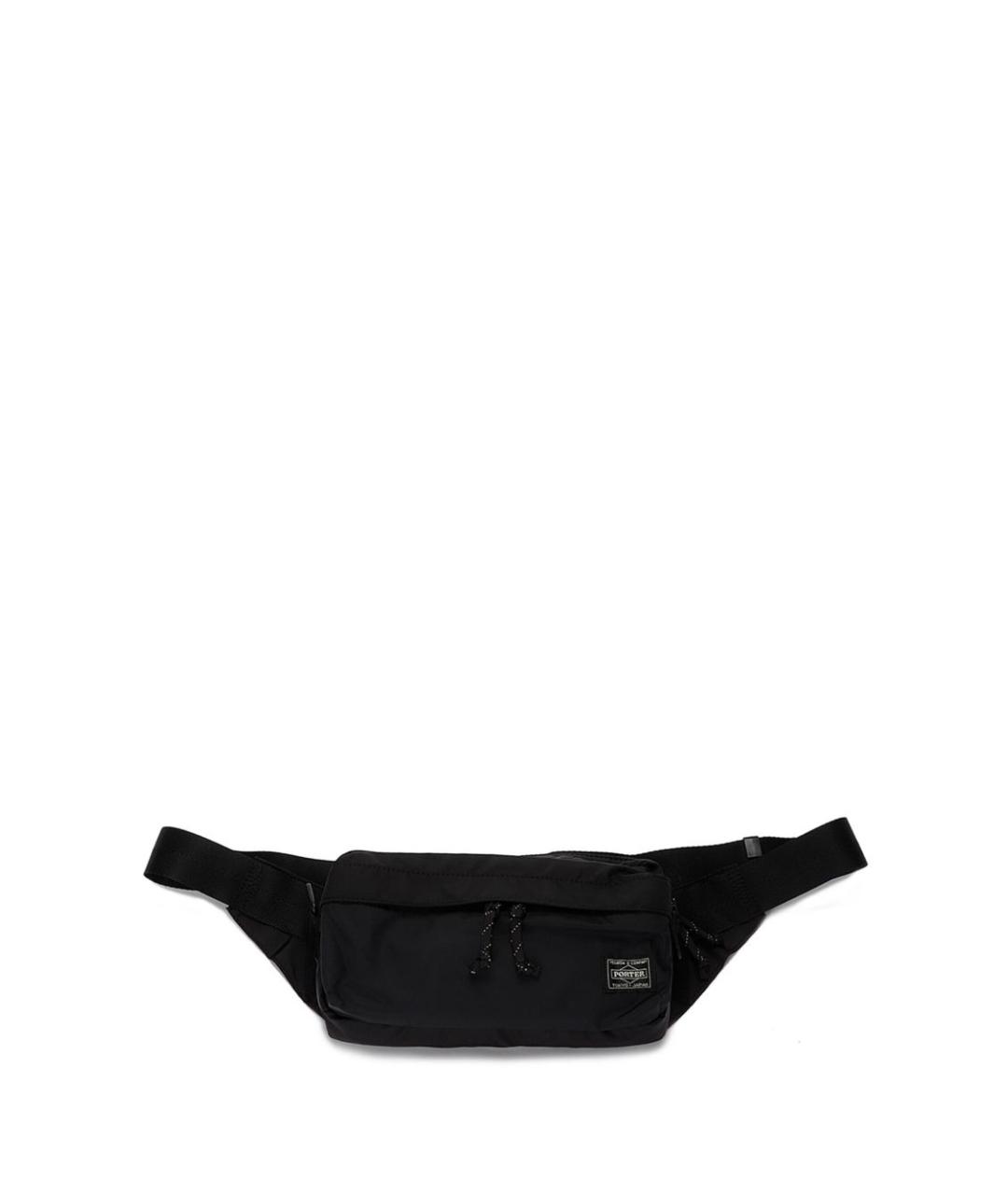 PORTER-YOSHIDA & CO Черная синтетическая поясная сумка, фото 4