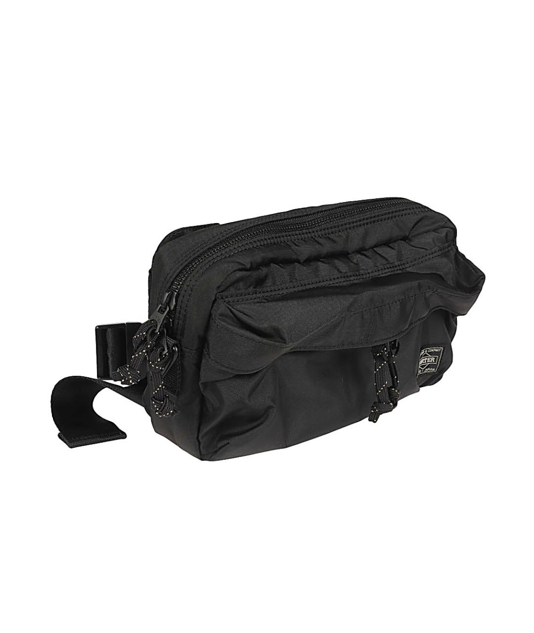 PORTER-YOSHIDA & CO Черная синтетическая поясная сумка, фото 3