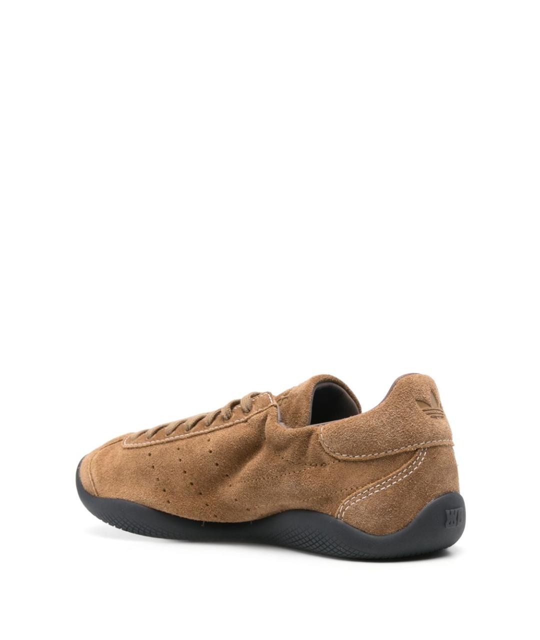 ADIDAS Бежевые замшевые низкие кроссовки / кеды, фото 3