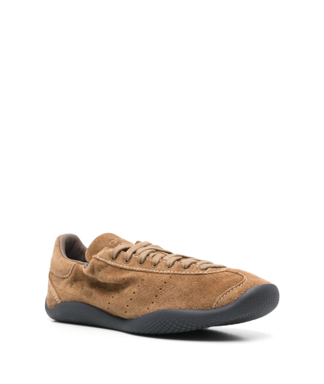 ADIDAS Бежевые замшевые низкие кроссовки / кеды, фото 2