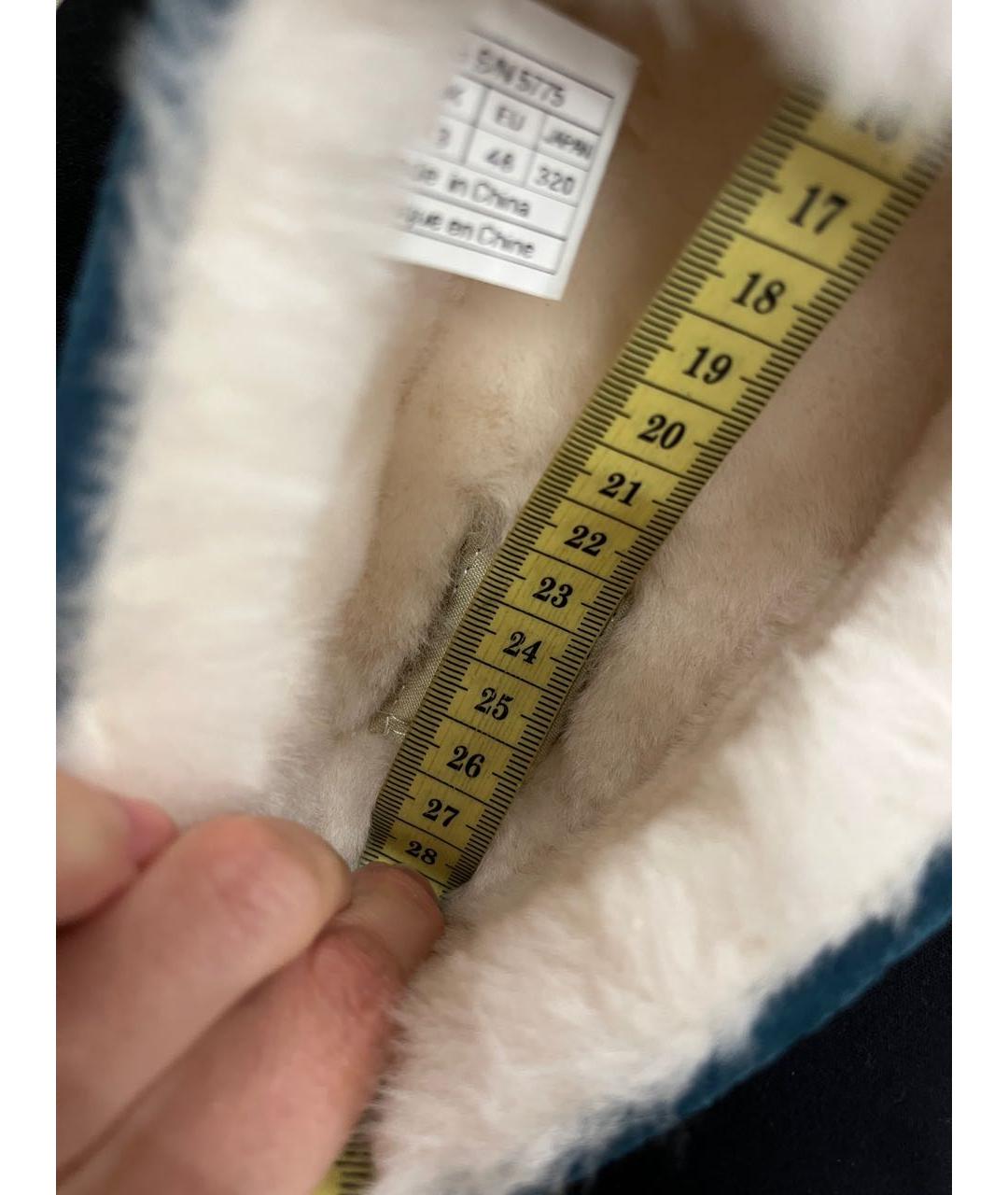 UGG AUSTRALIA Бирюзовые замшевые мокасины, фото 2