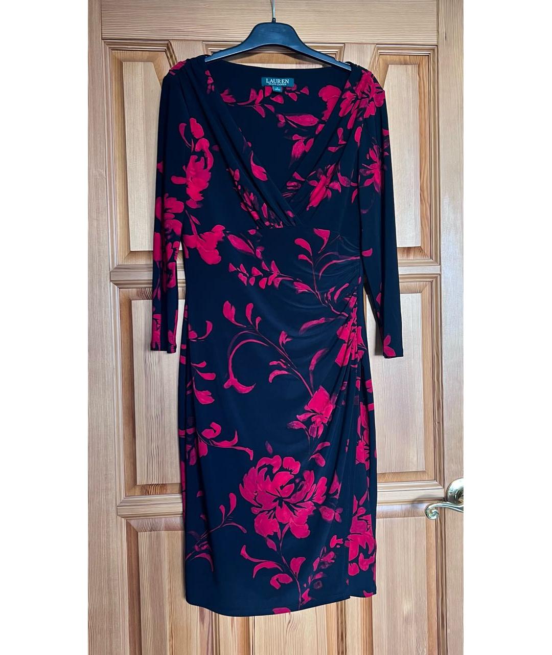 RALPH LAUREN Мульти полиэстеровое повседневное платье, фото 4