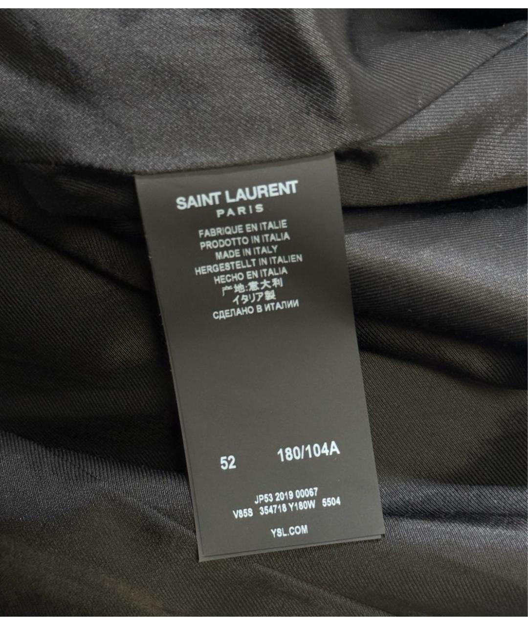 SAINT LAURENT Бордовая шерстяная куртка, фото 7