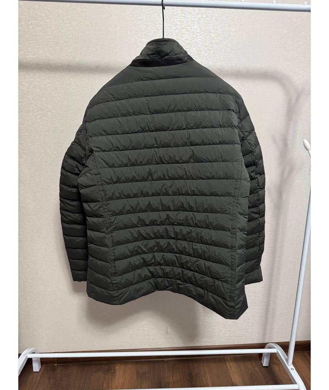 MOORER Хаки полиамидовая куртка, фото 2