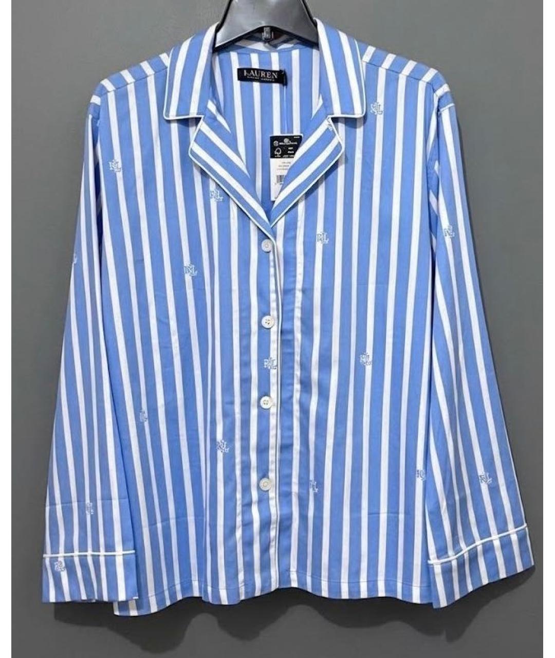 RALPH LAUREN Голубая пижамы и сорочки, фото 9