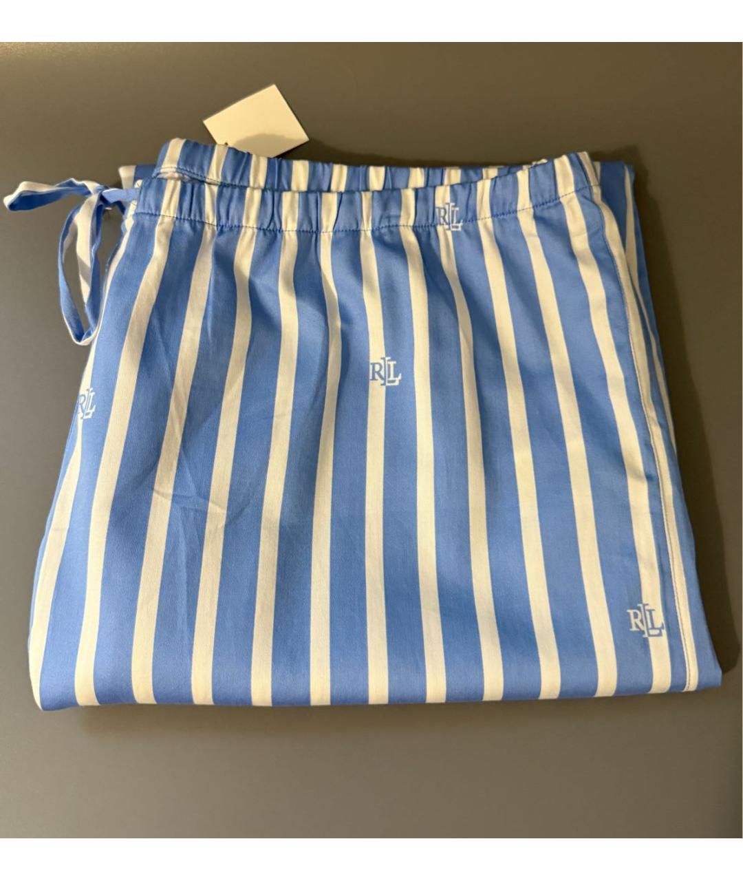 RALPH LAUREN Голубая пижамы и сорочки, фото 7