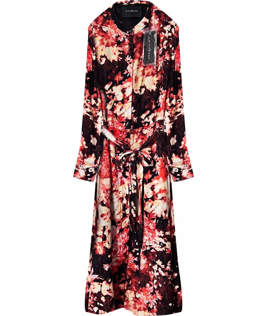 JOHN RICHMOND Красное вискозное повседневное платье, фото 1