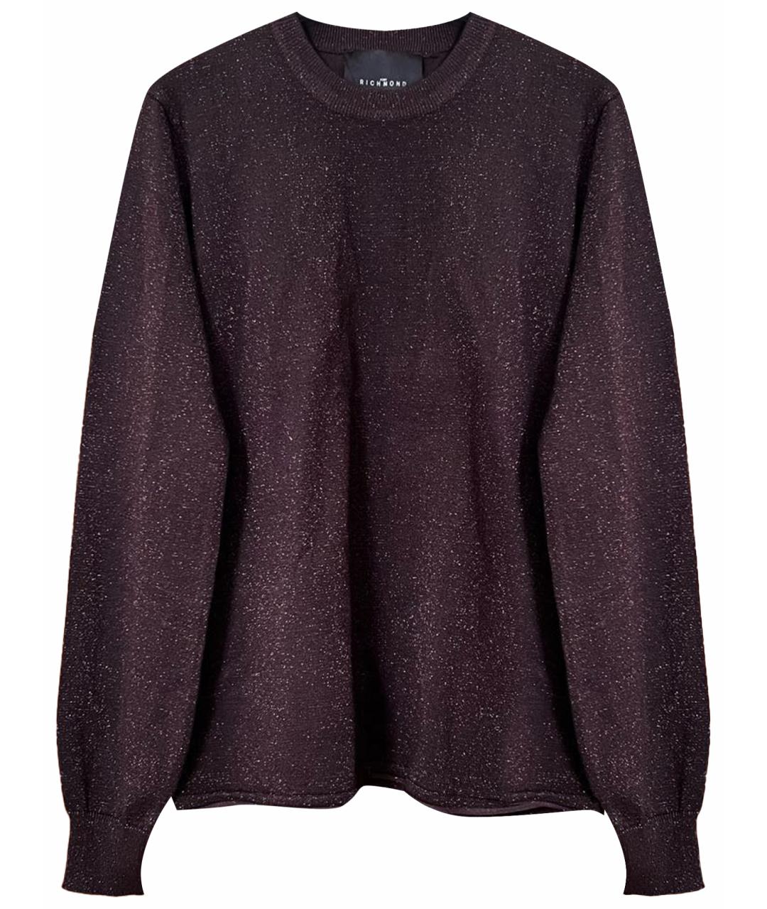 JOHN RICHMOND Коричневый вискозный джемпер / свитер, фото 1