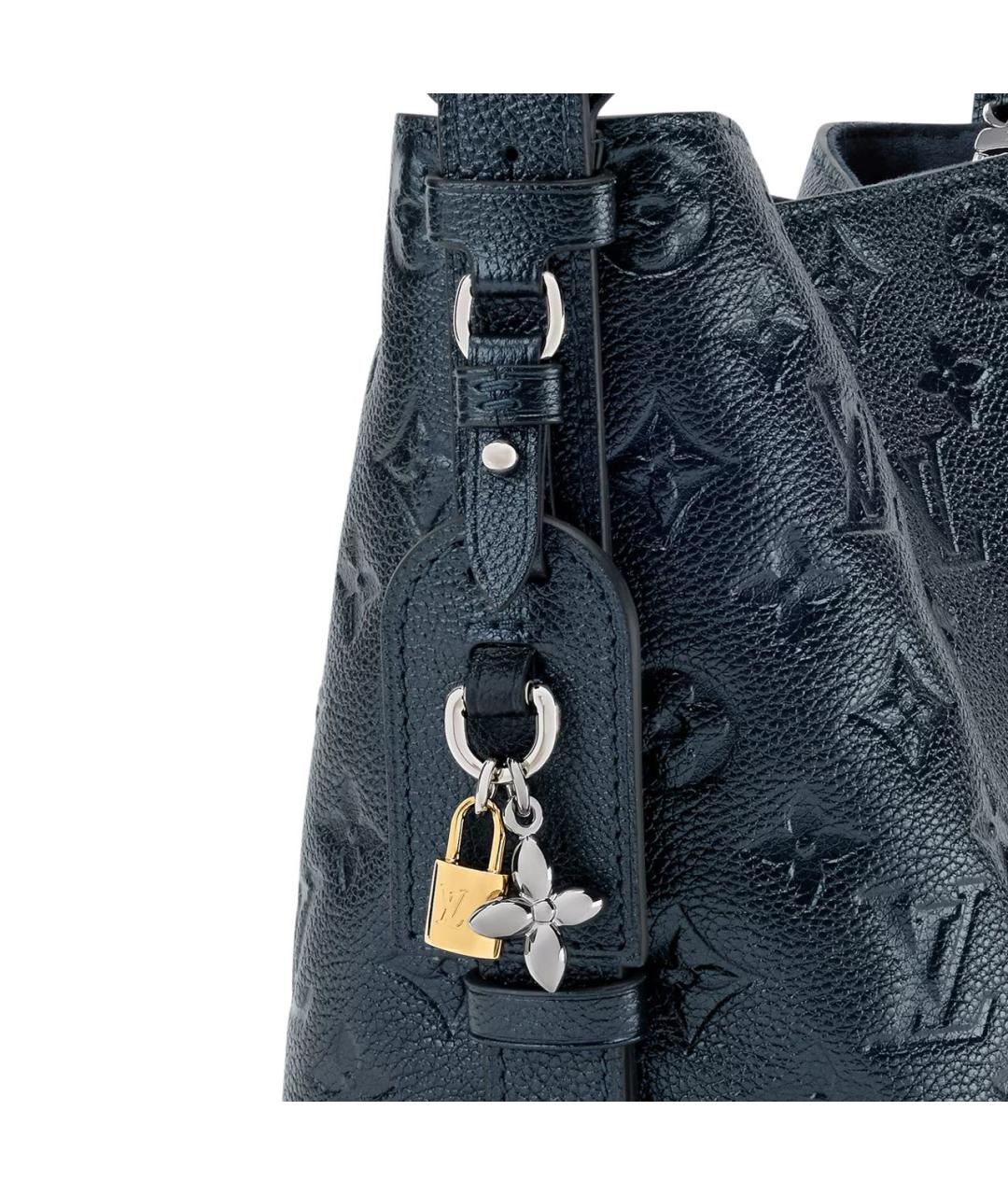 LOUIS VUITTON Синяя кожаная сумка через плечо, фото 2