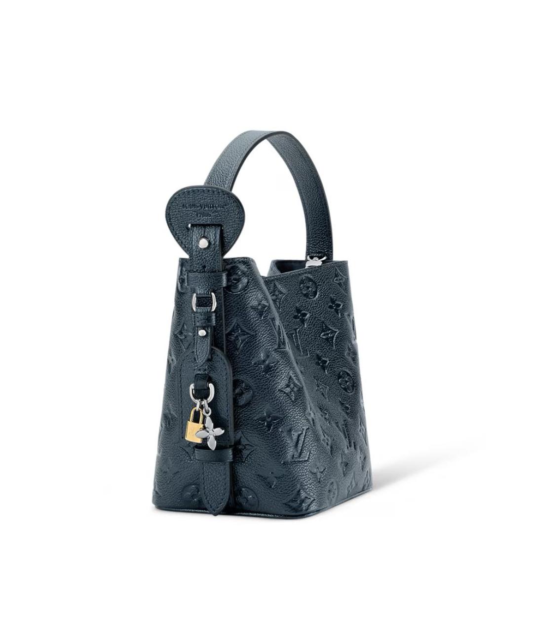 LOUIS VUITTON Синяя кожаная сумка через плечо, фото 3