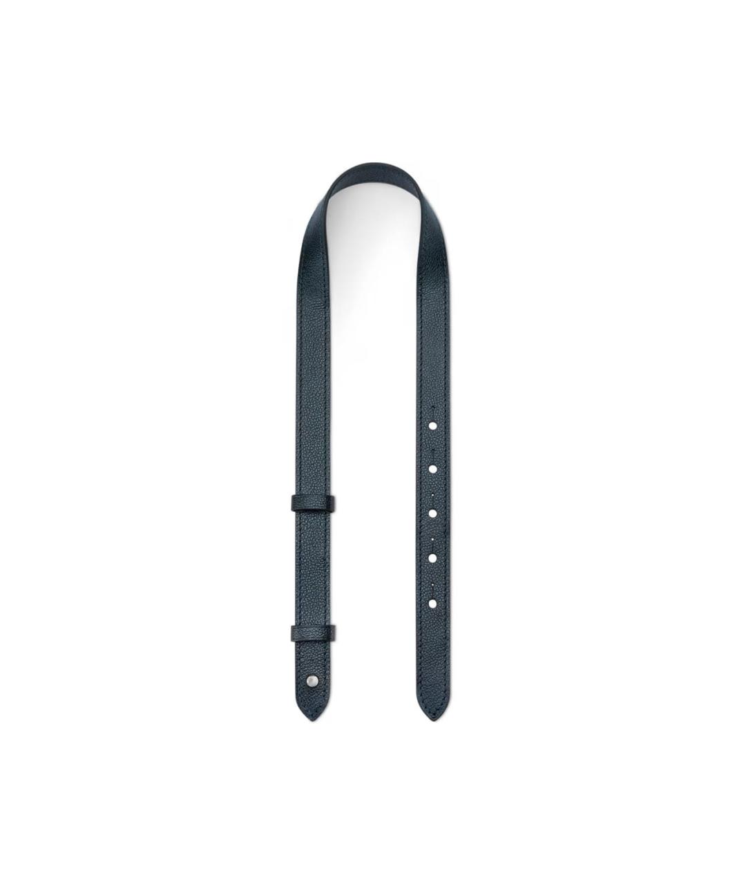 LOUIS VUITTON Синяя кожаная сумка через плечо, фото 5