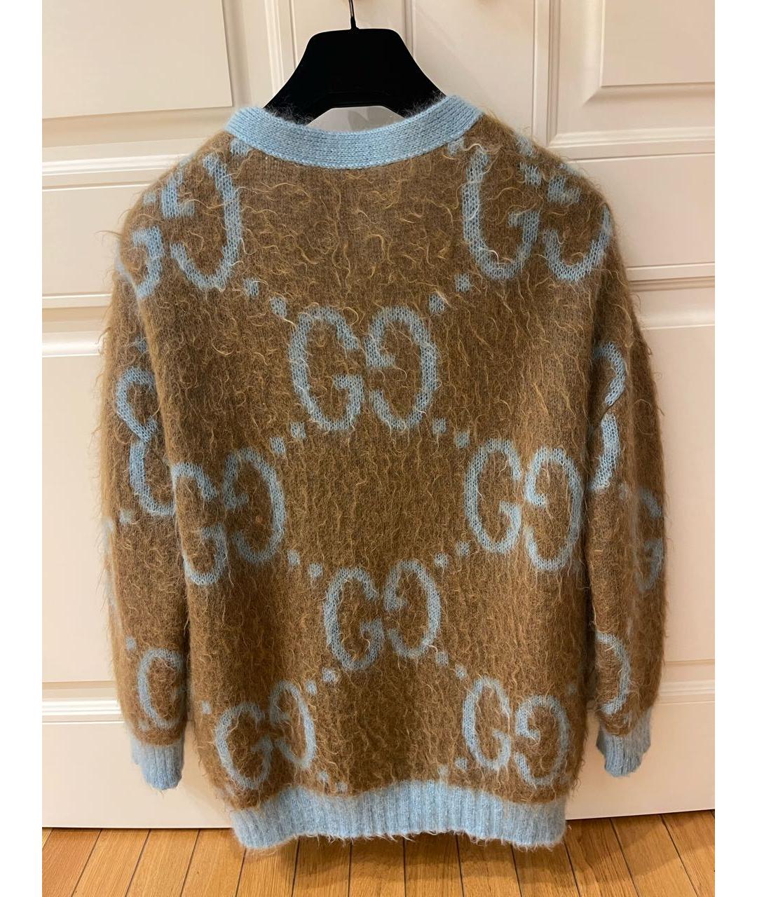 GUCCI Мульти шерстяной кардиган, фото 5