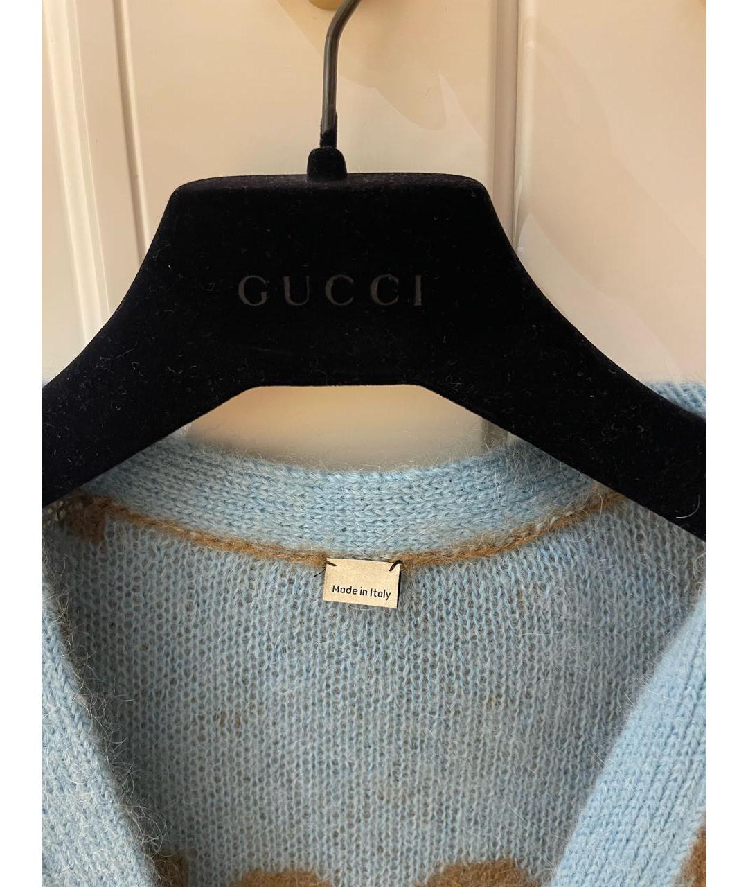 GUCCI Мульти шерстяной кардиган, фото 6