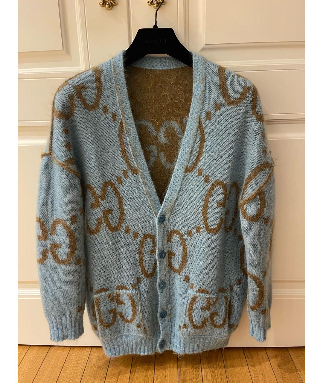 GUCCI Мульти шерстяной кардиган, фото 8