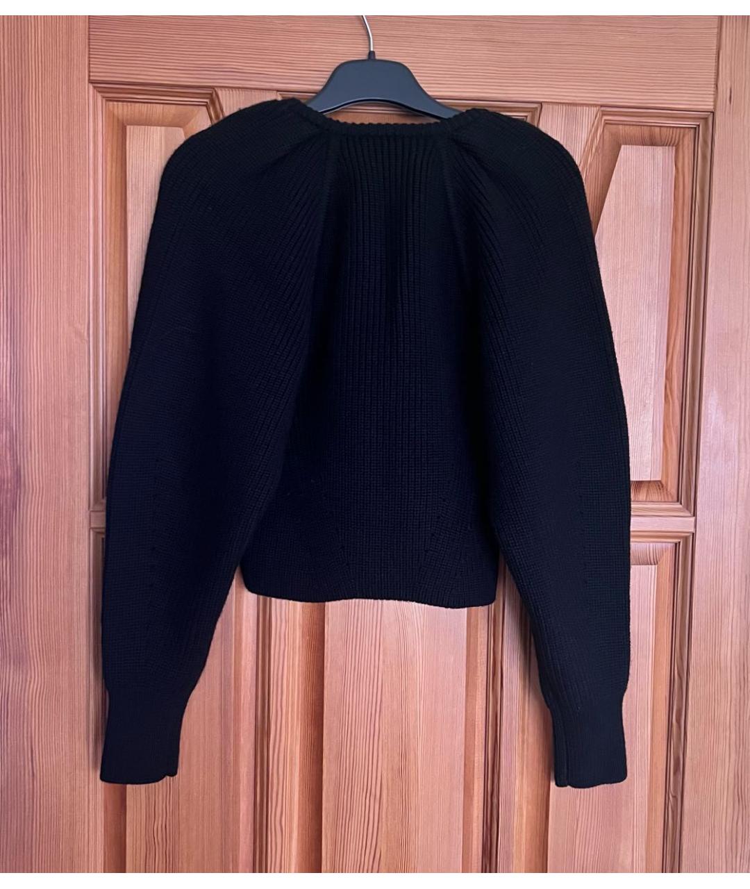 IRO Черный шерстяной джемпер / свитер, фото 2