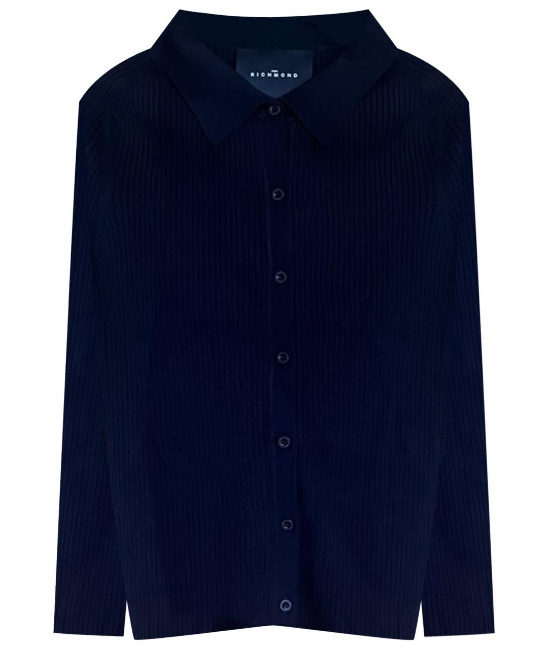 JOHN RICHMOND Черный вискозный кардиган, фото 5