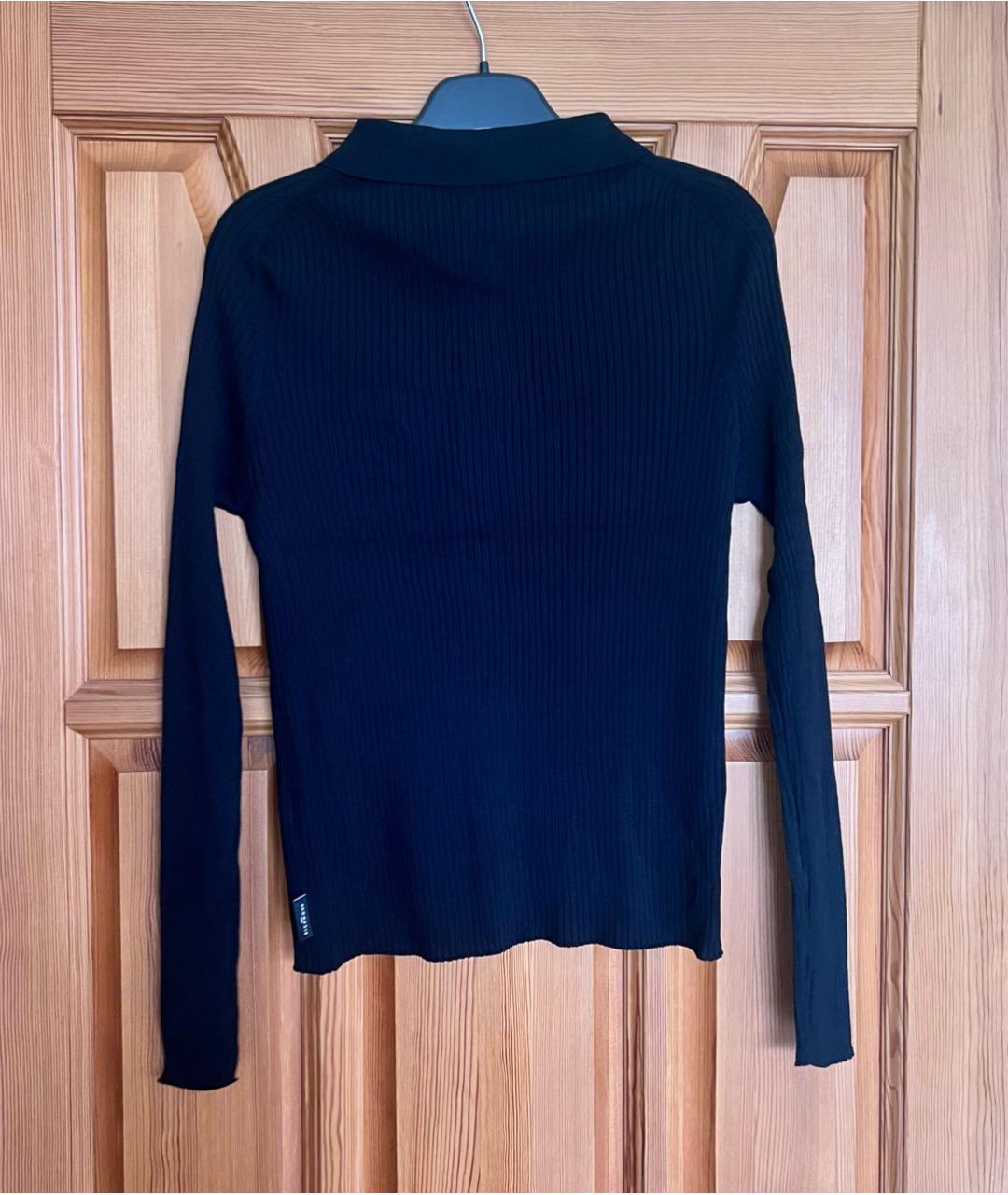 JOHN RICHMOND Черный вискозный кардиган, фото 2