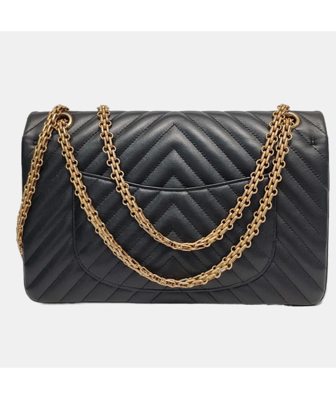CHANEL Черная кожаная сумка через плечо, фото 3
