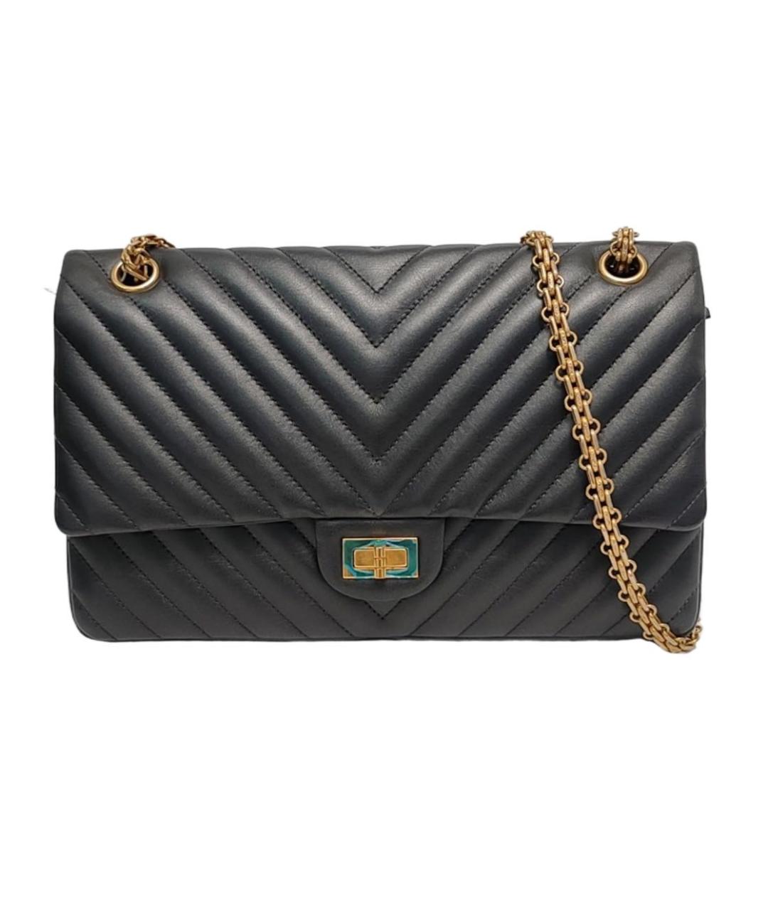 CHANEL Черная кожаная сумка через плечо, фото 5