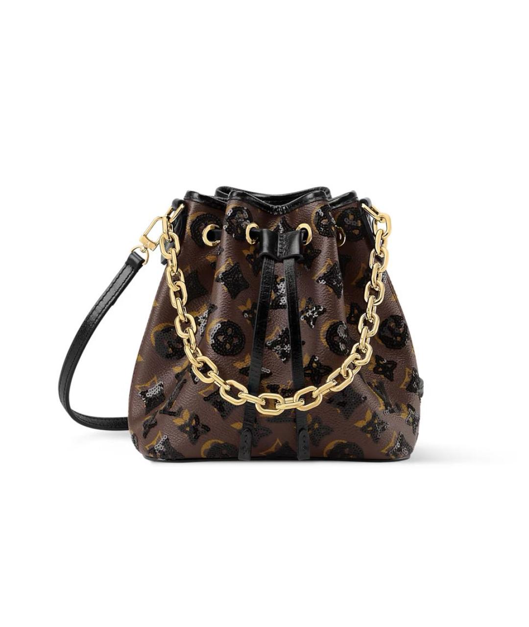 LOUIS VUITTON Коричневая сумка через плечо, фото 6