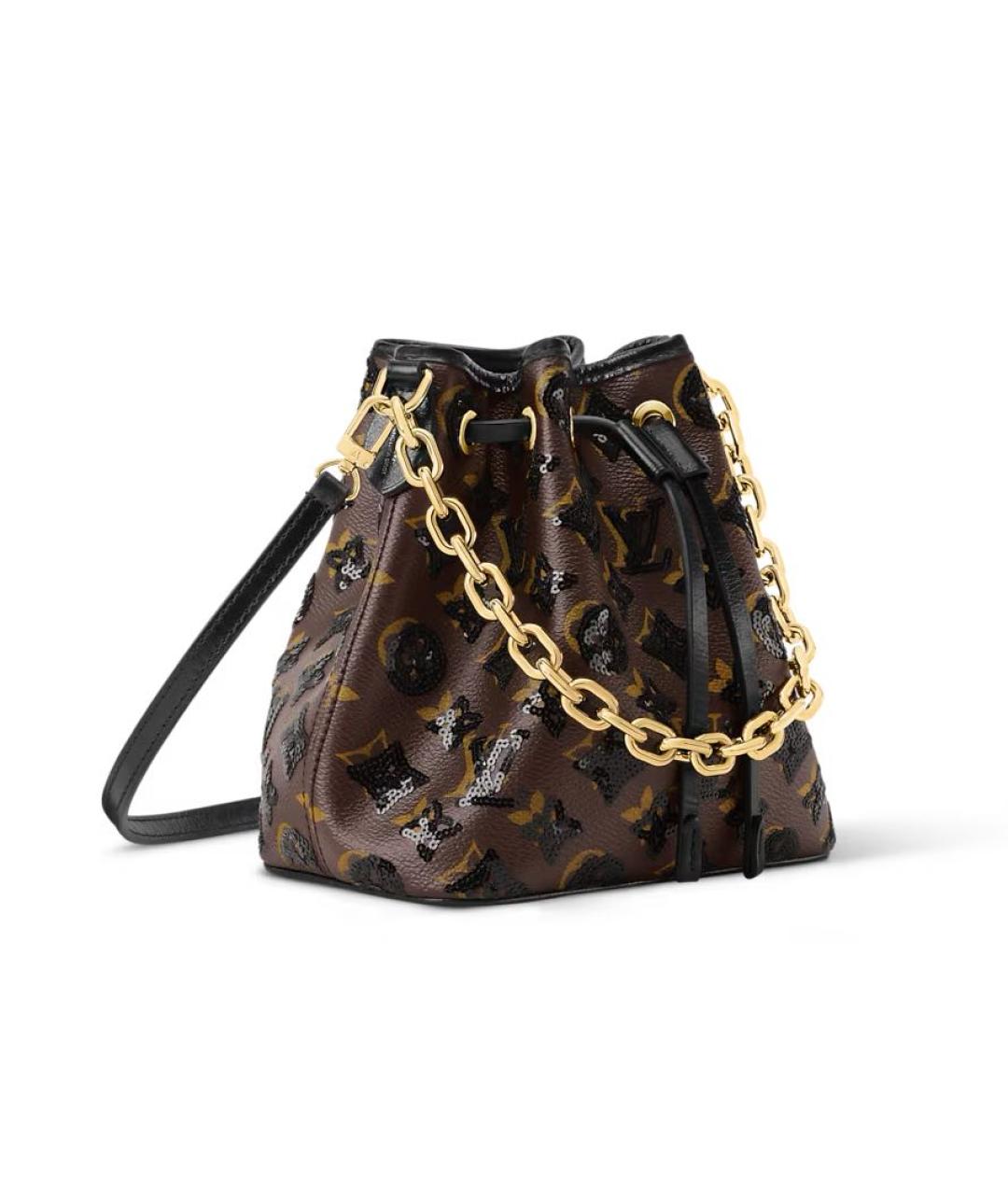 LOUIS VUITTON Коричневая сумка через плечо, фото 3