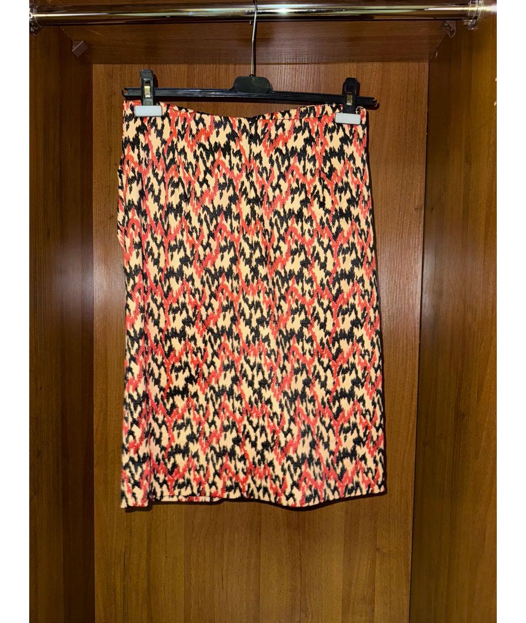 BALENCIAGA Бежевая полиамидовая юбка миди, фото 5