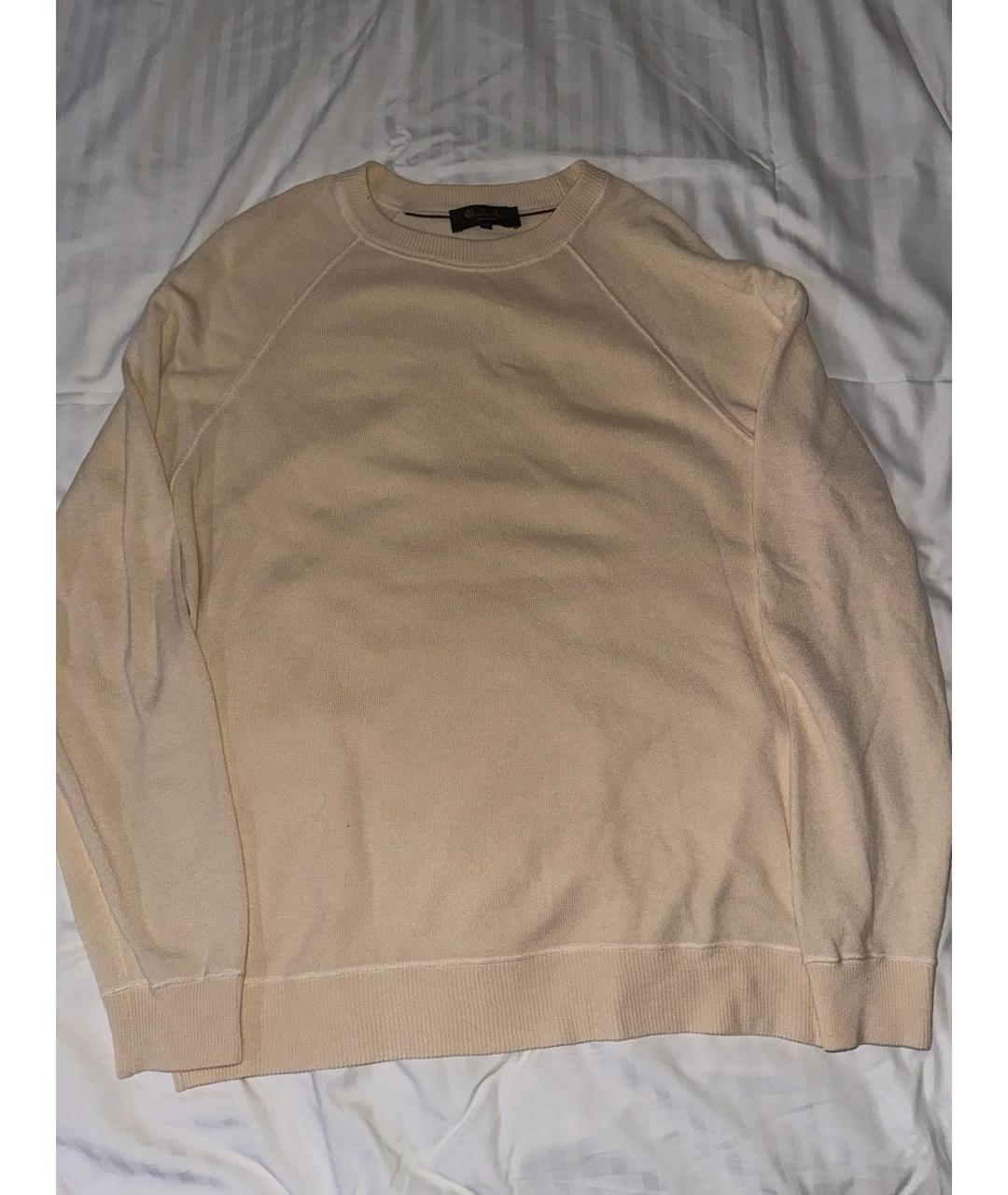 LORO PIANA Бежевый джемпер / свитер, фото 5