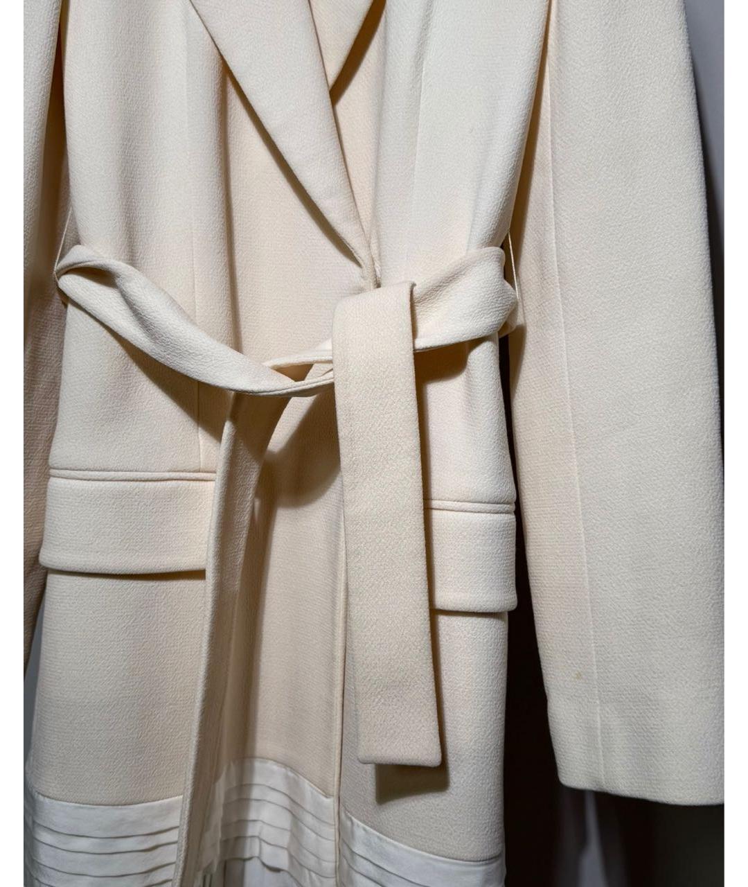 CHRISTIAN DIOR Бежевое шерстяное повседневное платье, фото 8