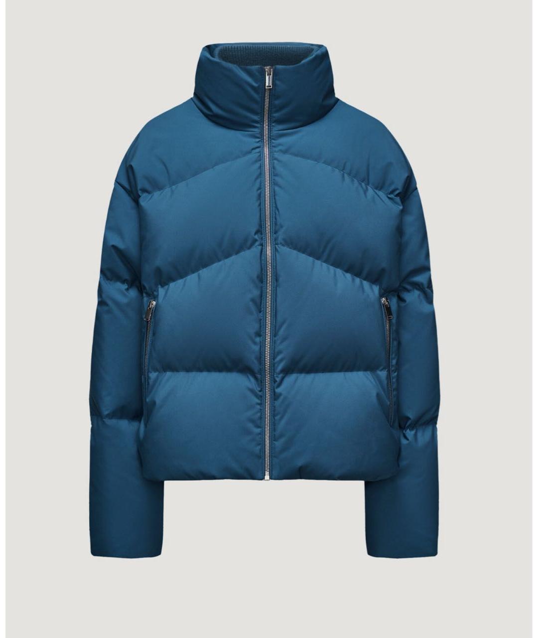 12 STOREEZ Синий полиэстеровый пуховик, фото 9