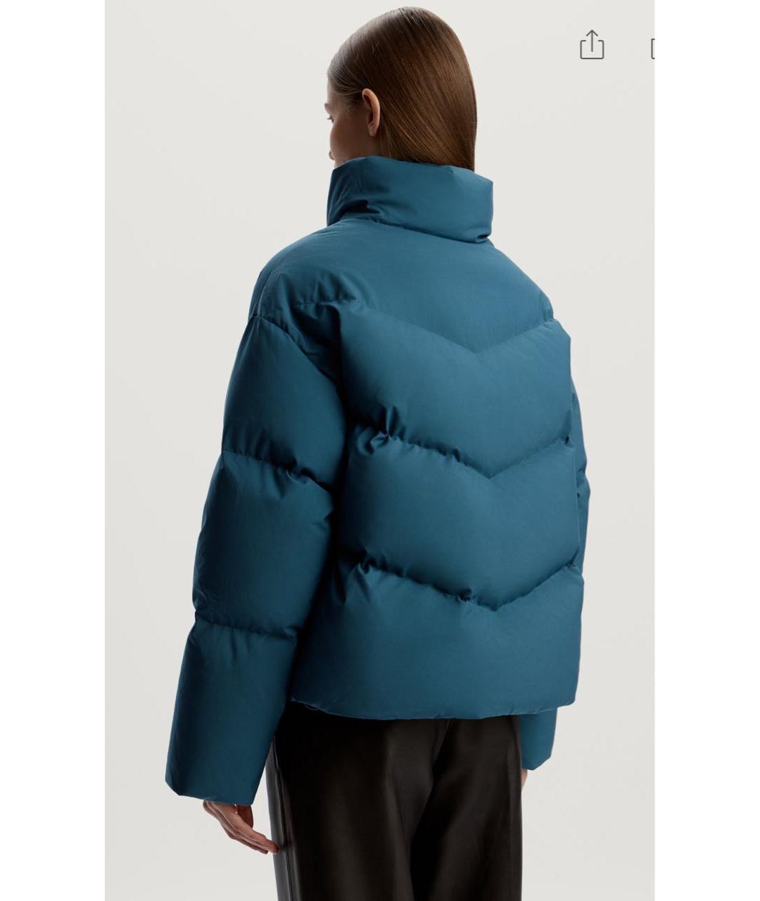 12 STOREEZ Синий полиэстеровый пуховик, фото 2