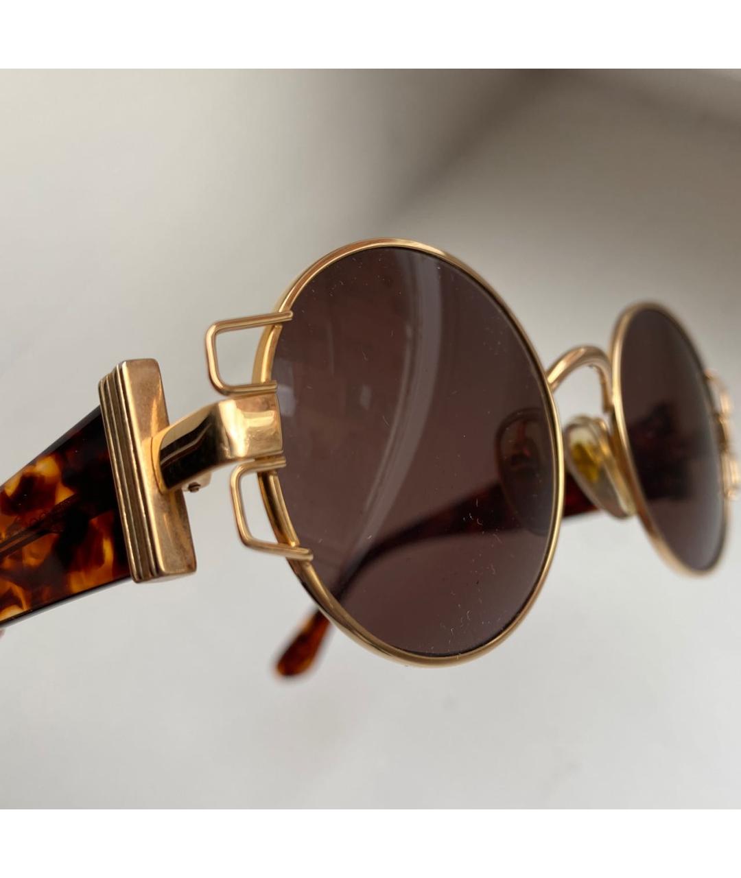 COURREGES Коричневые пластиковые солнцезащитные очки, фото 3