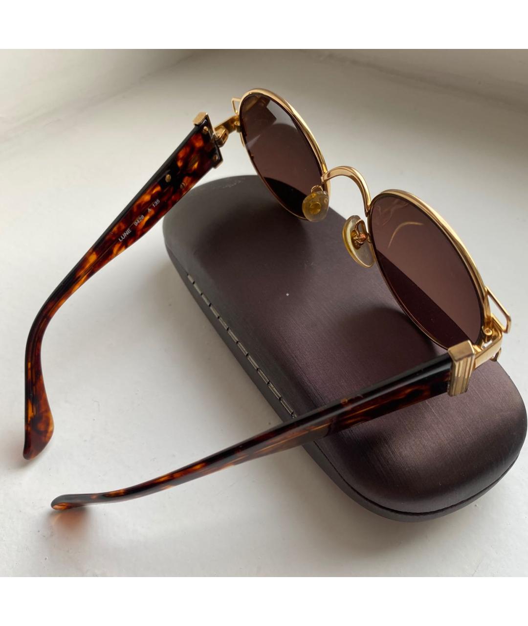 COURREGES Коричневые пластиковые солнцезащитные очки, фото 8