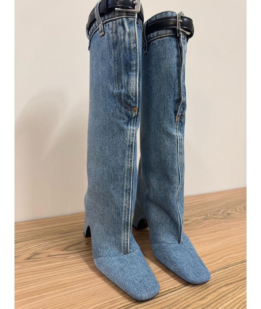 COPERNI Синие текстильные сапоги, фото 2