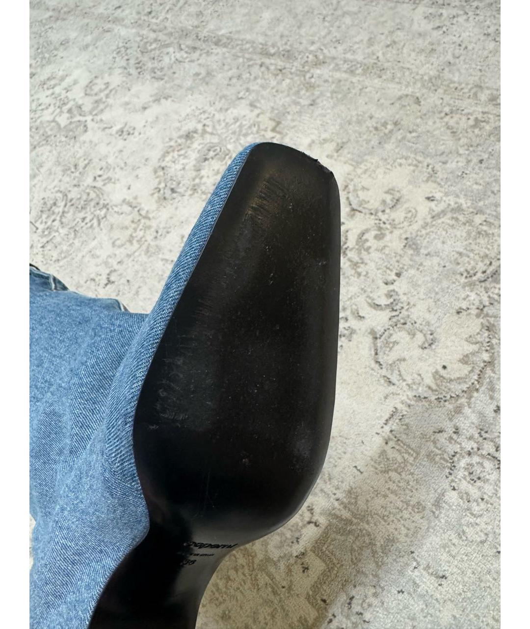 COPERNI Синие текстильные сапоги, фото 7