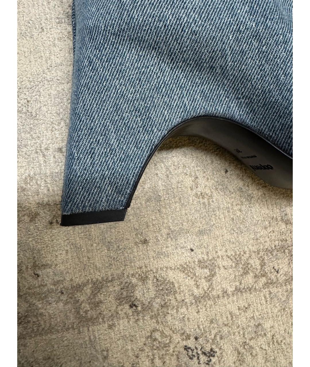 COPERNI Синие текстильные сапоги, фото 5