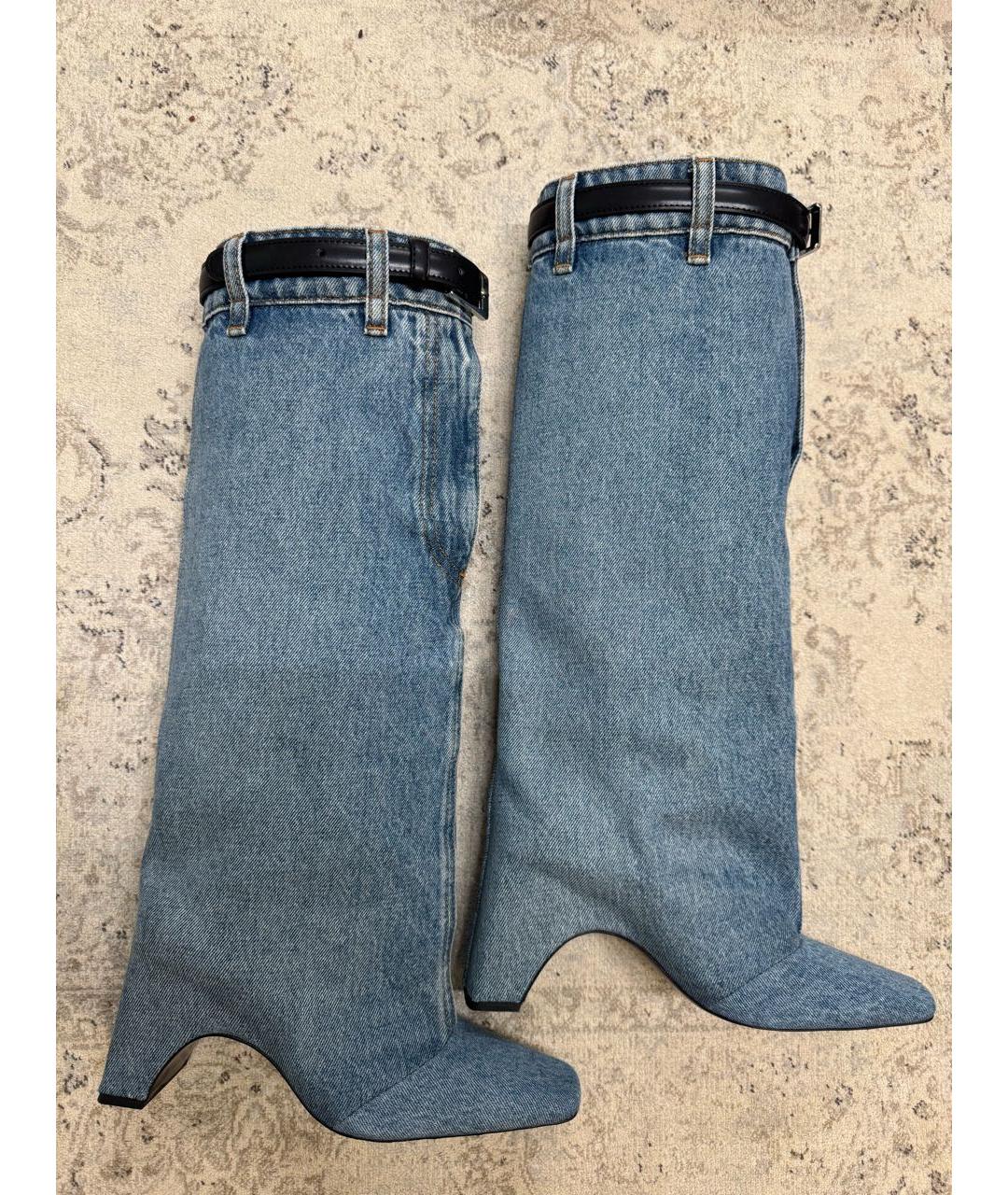 COPERNI Синие текстильные сапоги, фото 4