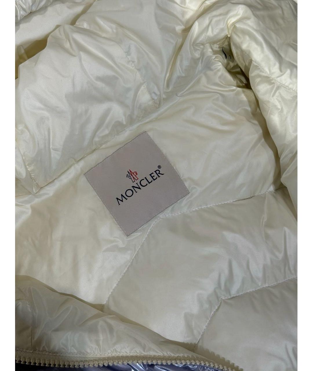 MONCLER Фиолетовый полиамидовый жилет, фото 3