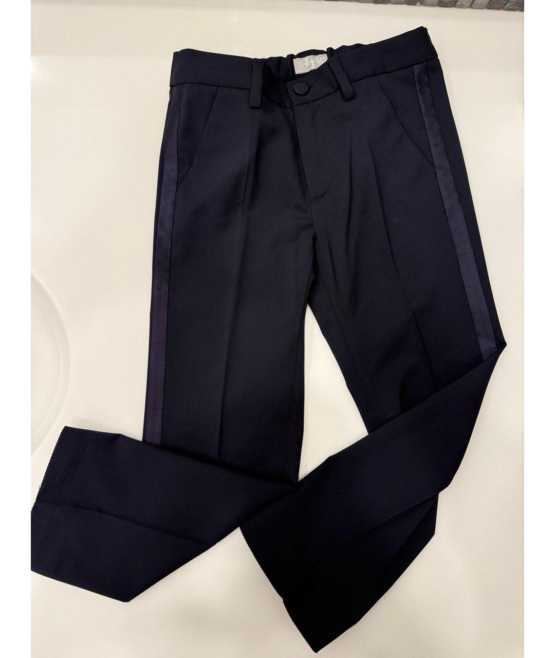 IL GUFO Темно-синий вискозный комплект, фото 5