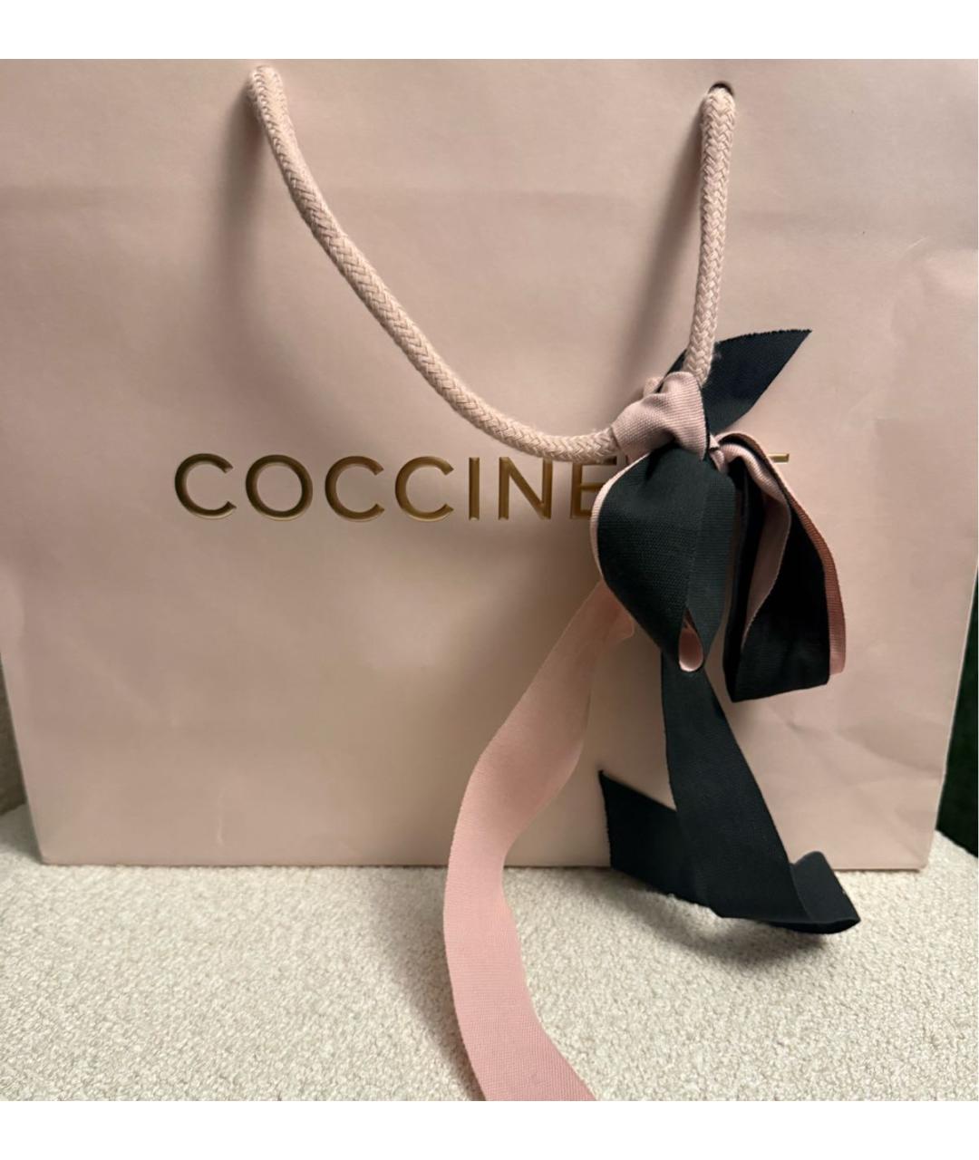 COCCINELLE Коричневая кожаная сумка через плечо, фото 6