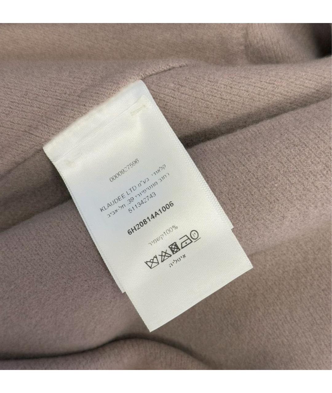 CHRISTIAN DIOR Розовое кашемировое пальто, фото 4