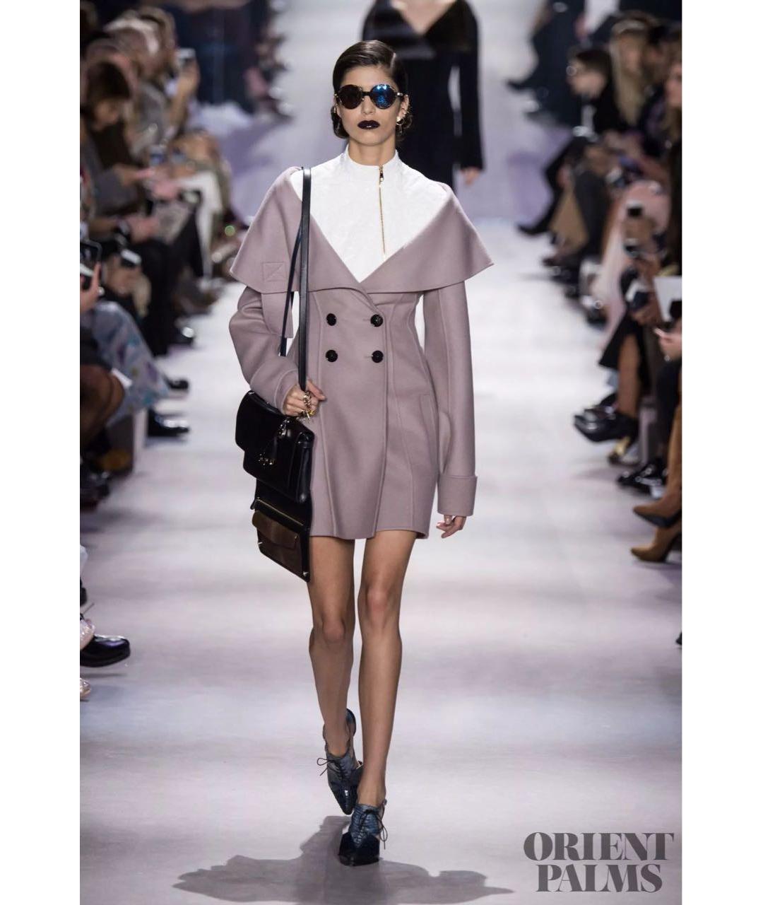 CHRISTIAN DIOR Розовое кашемировое пальто, фото 5