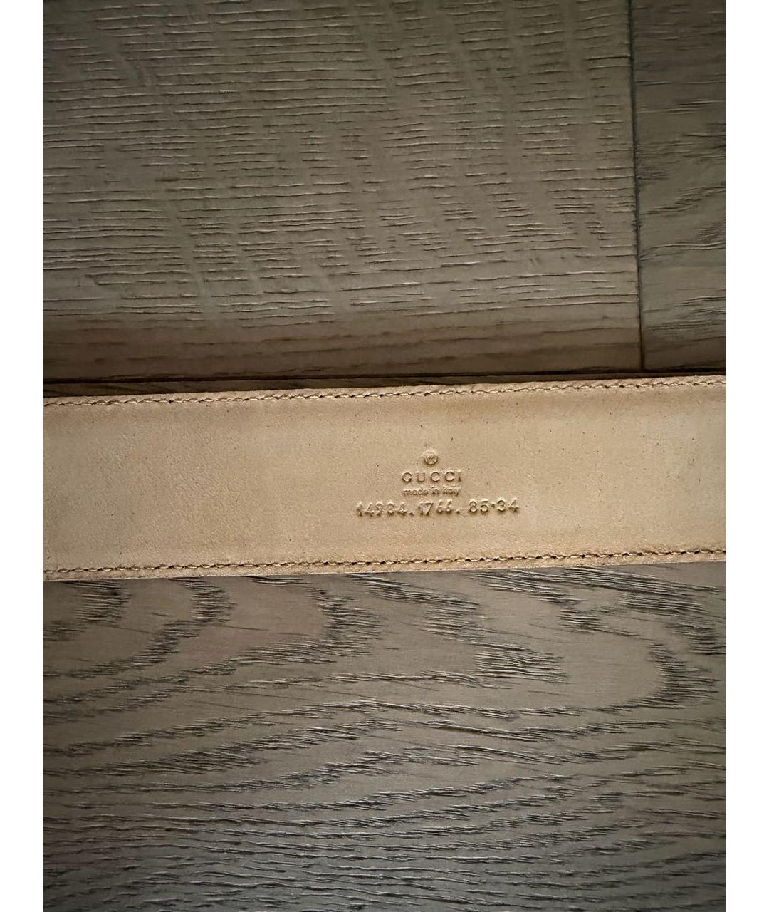 GUCCI Коричневый кожаный ремень, фото 3